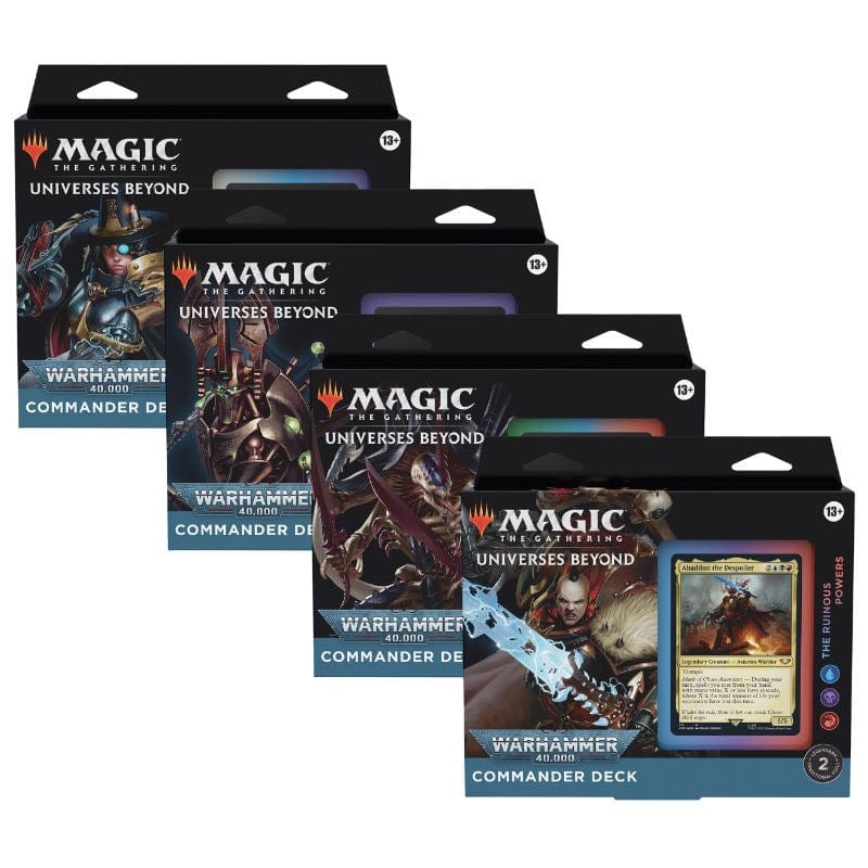warhammer 40k magic the gathering booster box Magic: The Gathering - Warhammer 40k - Commander Decks