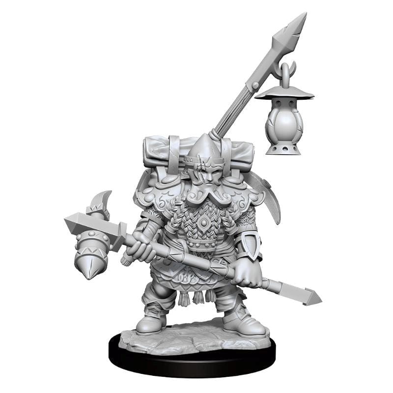 WizKids Miniatures D&D Frameworks Dwarf Fighter Male