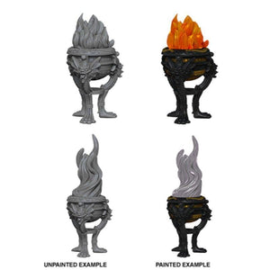 WizKids Miniatures Wizkids Unpainted Miniatures - Deep Cuts - Braziers