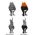 WizKids Miniatures Wizkids Unpainted Miniatures - Deep Cuts - Braziers