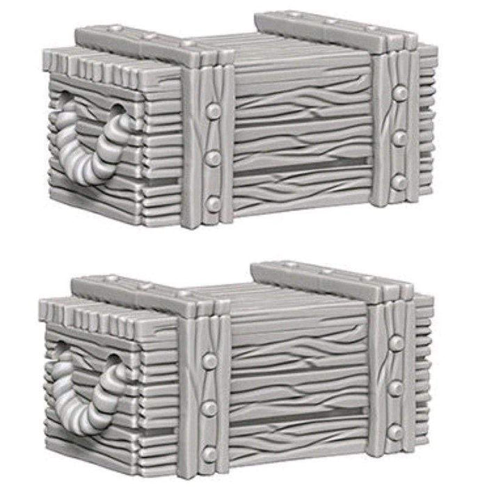 Wizkids Unpainted Miniatures - Deep Cuts - Crates