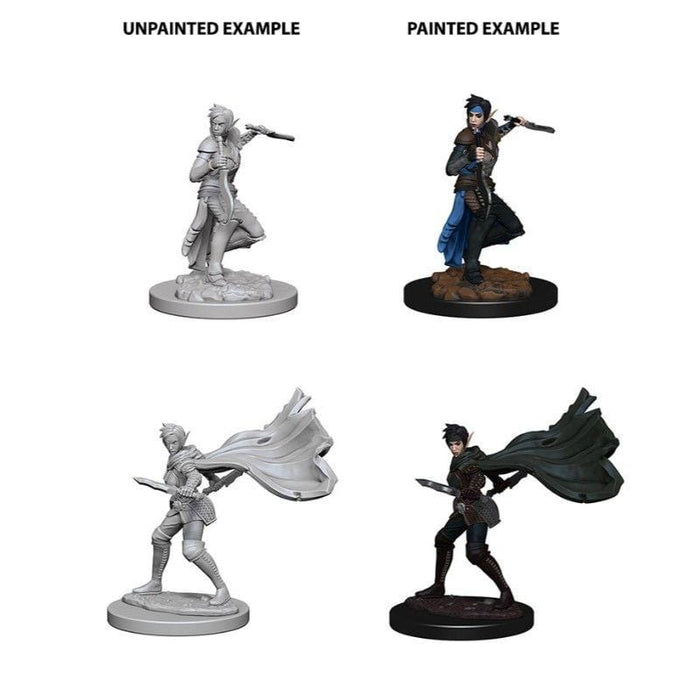 Wizkids Unpainted Miniatures - Deep Cuts - Elf Female Rogue