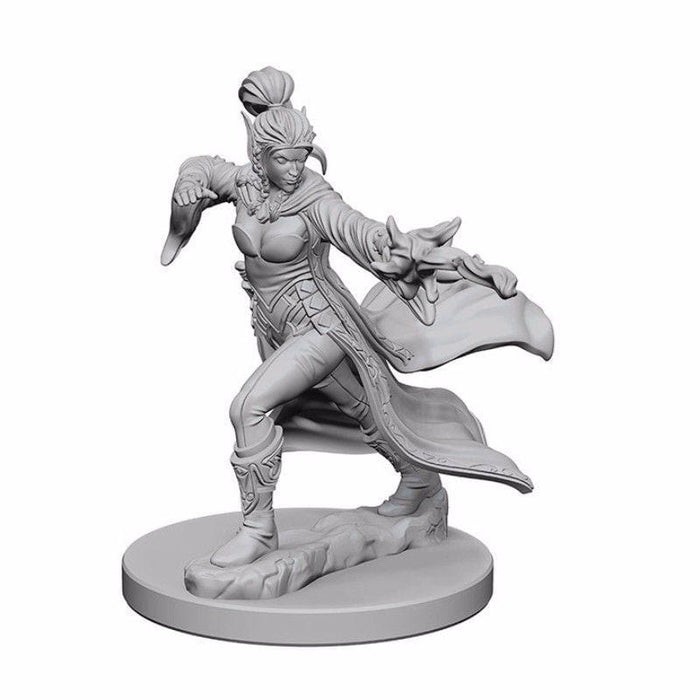 Wizkids Unpainted Miniatures - Deep Cuts - Elf Female Sorcerer