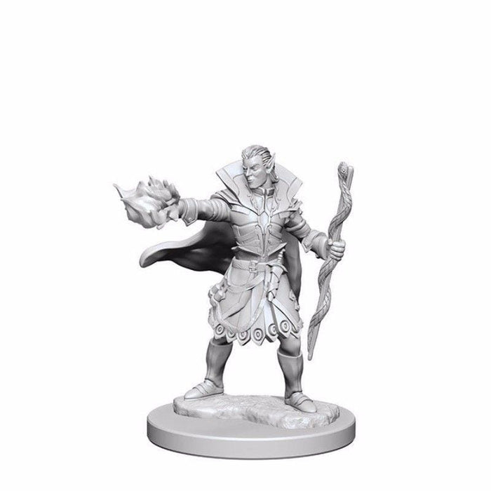 Wizkids Unpainted Miniatures - Deep Cuts - Elf Male Sorcerer