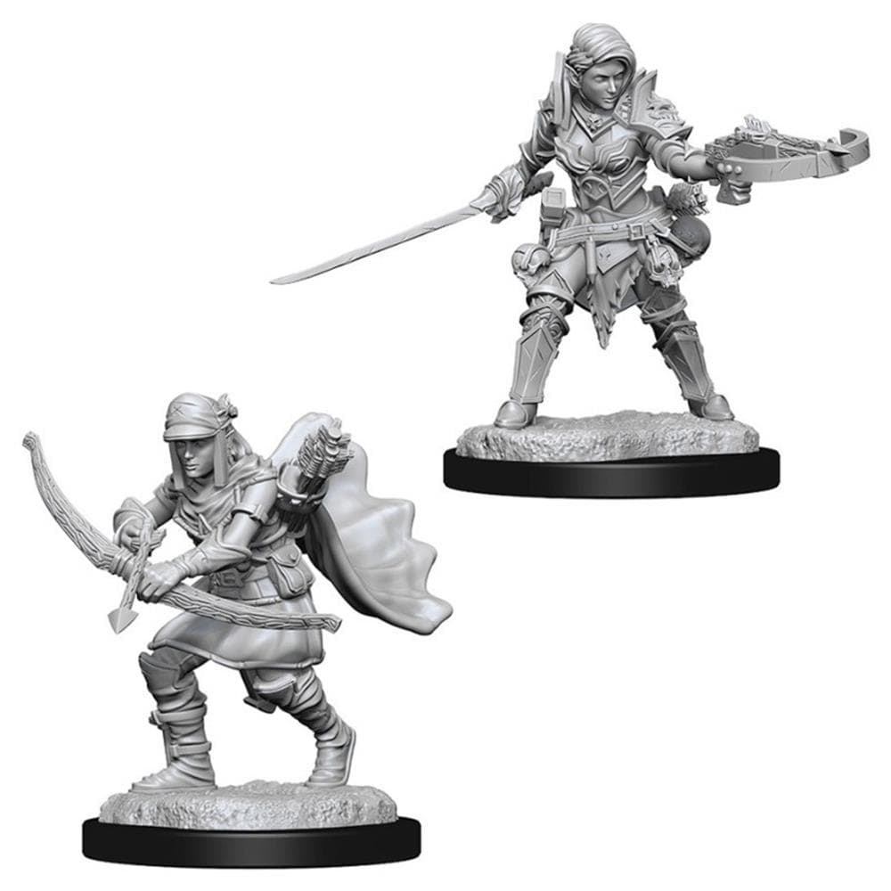 WizKids Miniatures Wizkids Unpainted Miniatures - Deep Cuts - Female Half Elf Ranger