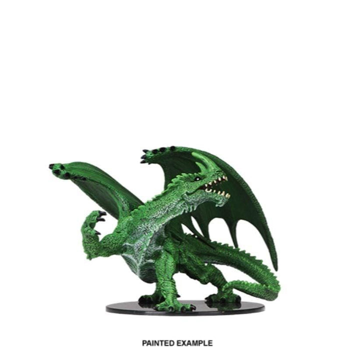 Wizkids Unpainted Miniatures - Deep Cuts - Gargantuan Green Dragon