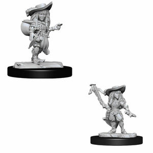 WizKids Miniatures Wizkids Unpainted Miniatures - Deep Cuts - Gnome Bard Female