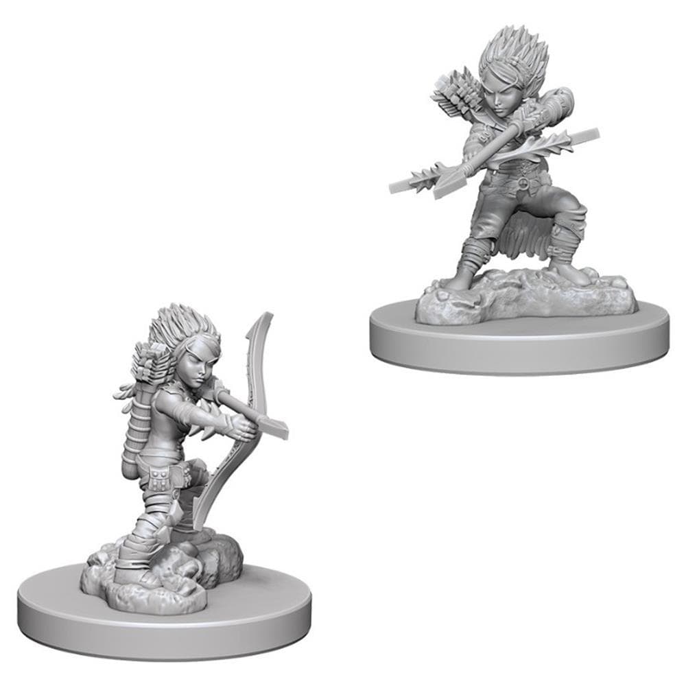 WizKids Miniatures Wizkids Unpainted Miniatures - Deep Cuts - Gnome Female Rogue