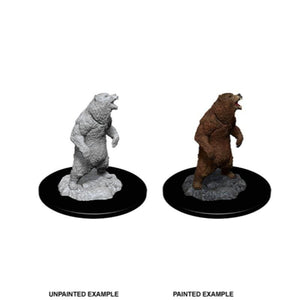 WizKids Miniatures Wizkids Unpainted Miniatures - Deep Cuts - Grizzly Bear