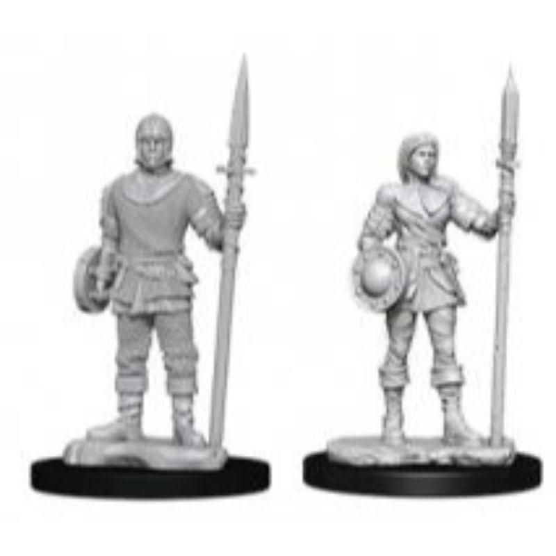 WizKids Miniatures Wizkids Unpainted Miniatures - Deep Cuts - Guards