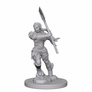 WizKids Miniatures Wizkids Unpainted Miniatures - Deep Cuts - Half-Orc Female Barbarian