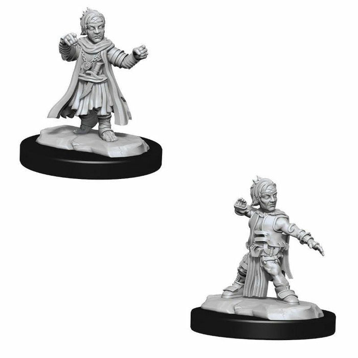 Wizkids Unpainted Miniatures - Deep Cuts - Halfing Monk Male