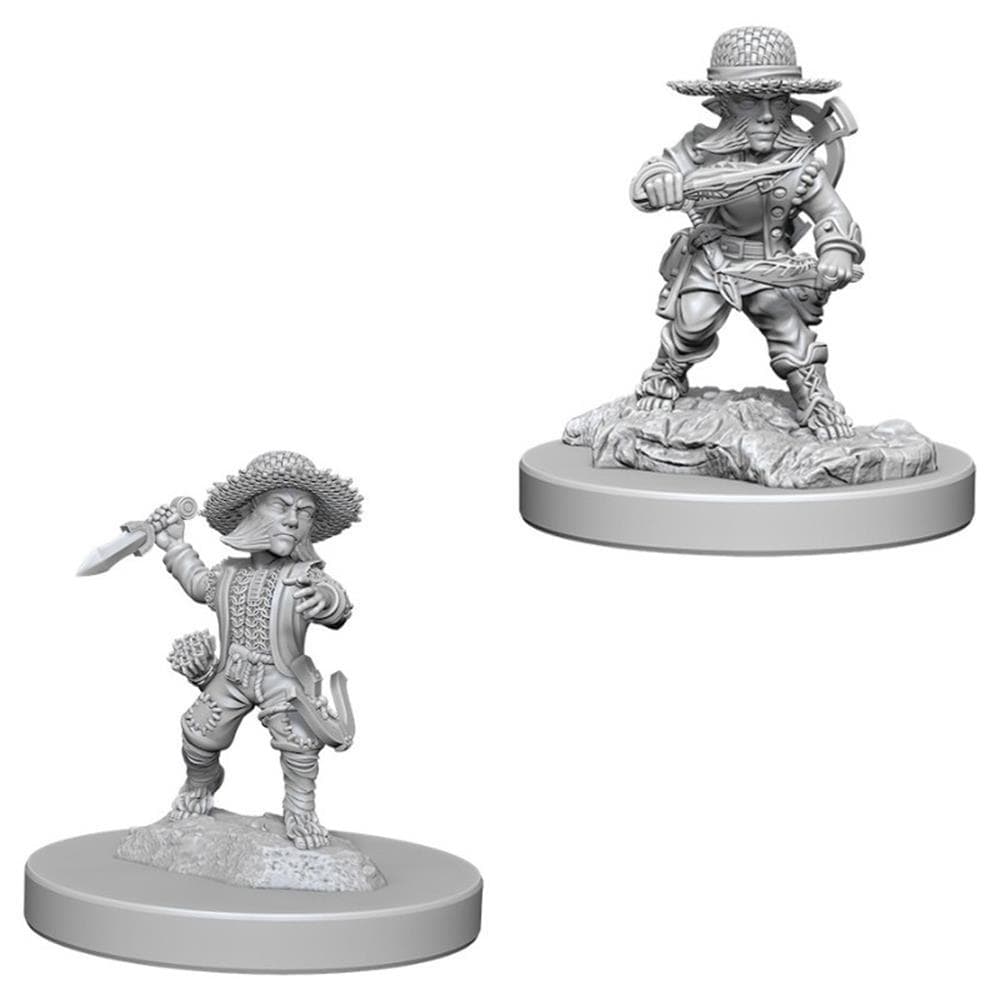 WizKids Miniatures Wizkids Unpainted Miniatures - Deep Cuts - Halfling Male Rogue