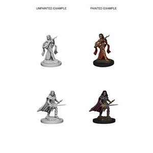 WizKids Miniatures Wizkids Unpainted Miniatures - Deep Cuts - Human Female Bard