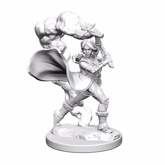 Wizkids Unpainted Miniatures - Deep Cuts - Human Female Cleric