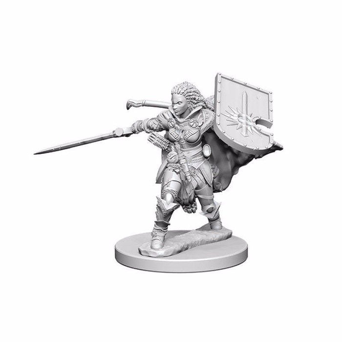 Wizkids Unpainted Miniatures - Deep Cuts - Human Female Paladin