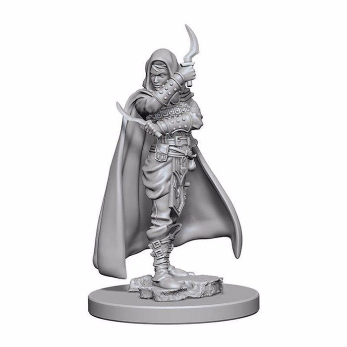 Wizkids Unpainted Miniatures - Deep Cuts - Human Female Rogue