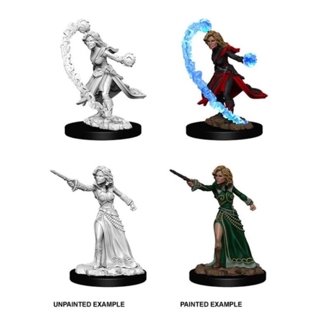 WizKids Miniatures Wizkids Unpainted Miniatures - Deep Cuts - Human Female Wizard