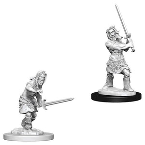 WizKids Miniatures Wizkids Unpainted Miniatures - Deep Cuts - Human Male Barbarian