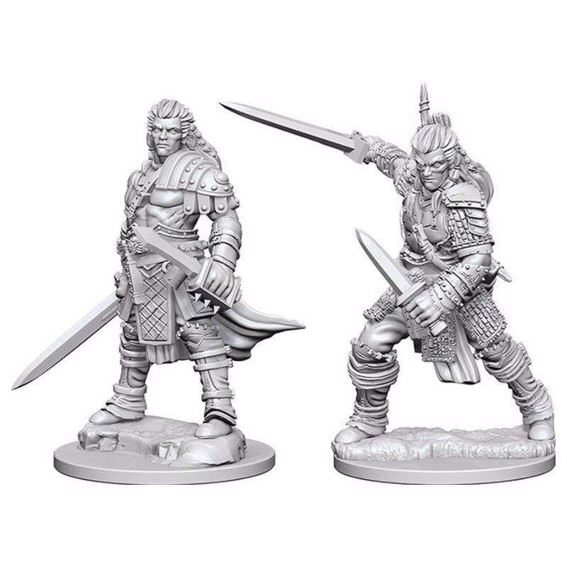 WizKids Miniatures Wizkids Unpainted Miniatures - Deep Cuts - Human Male Fighter