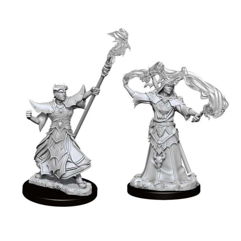 WizKids Miniatures Wizkids Unpainted Miniatures - Deep Cuts - Human Male Sorcerer