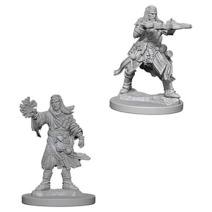 WizKids Miniatures Wizkids Unpainted Miniatures - Deep Cuts - Human Male Wizard