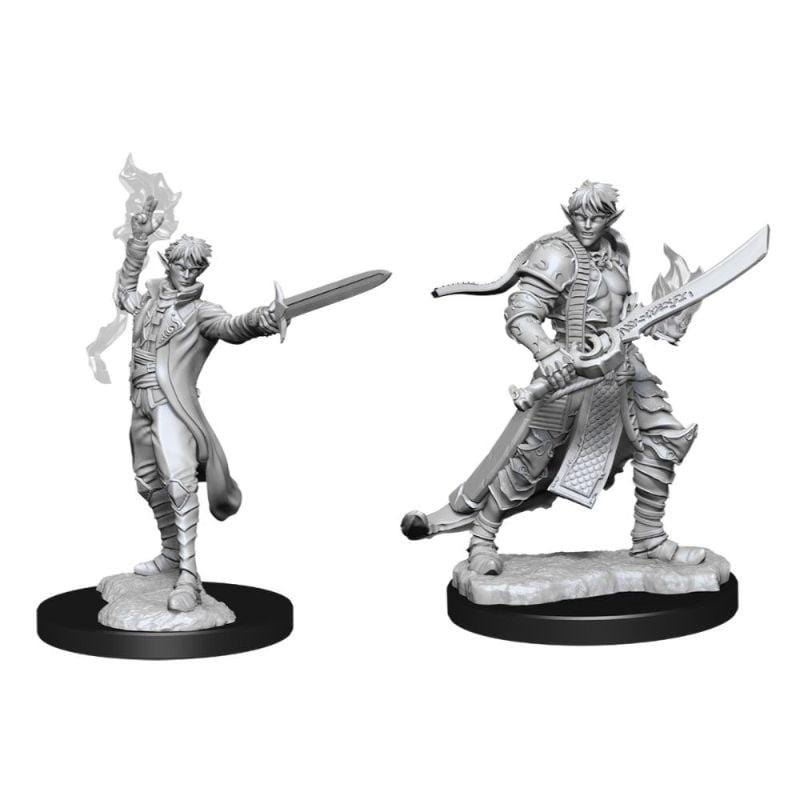 WizKids Miniatures Wizkids Unpainted Miniatures - Deep Cuts - Male Elf Magus