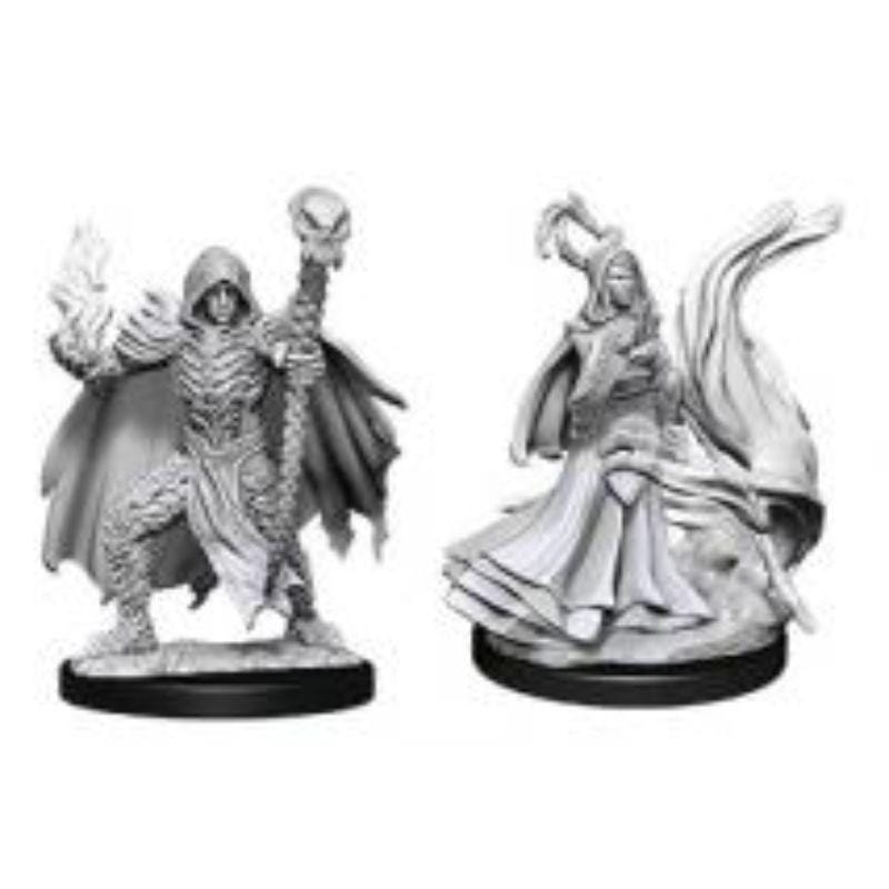 WizKids Miniatures Wizkids Unpainted Miniatures - Deep Cuts - Necromancers