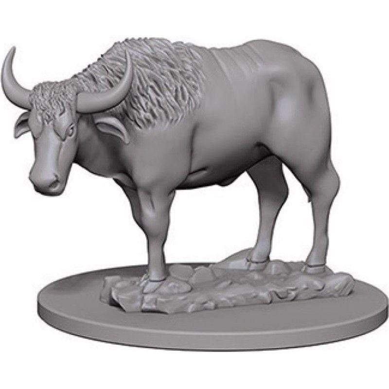 WizKids Miniatures Wizkids Unpainted Miniatures - Deep Cuts - Oxen