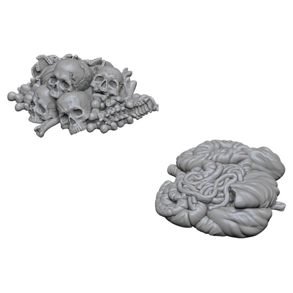 WizKids Miniatures Wizkids Unpainted Miniatures - Deep Cuts - Piles of Bones & Entrails