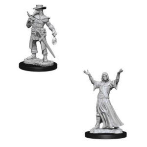 WizKids Miniatures Wizkids Unpainted Miniatures - Deep Cuts - Plague Doctor and Cultist