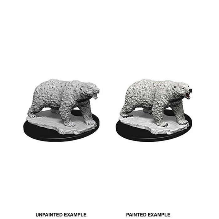 Wizkids Unpainted Miniatures - Deep Cuts - Polar Bear