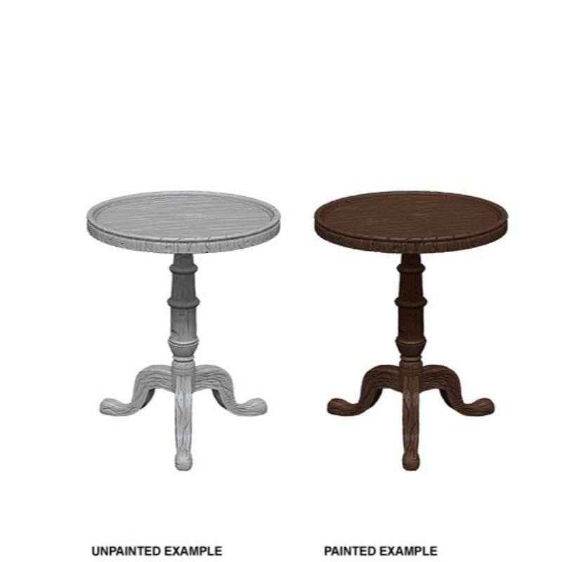 WizKids Miniatures Wizkids Unpainted Miniatures - Deep Cuts - Small Round Tables