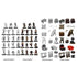WizKids Miniatures Wizkids Unpainted Miniatures - Deep Cuts - Townspeople Accessories