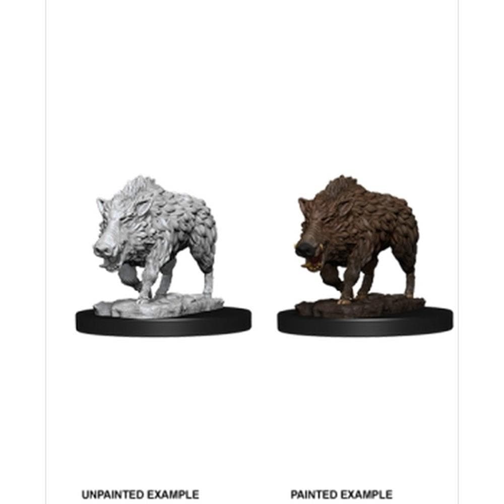 WizKids Miniatures Wizkids Unpainted Miniatures - Deep Cuts - Wild Boar