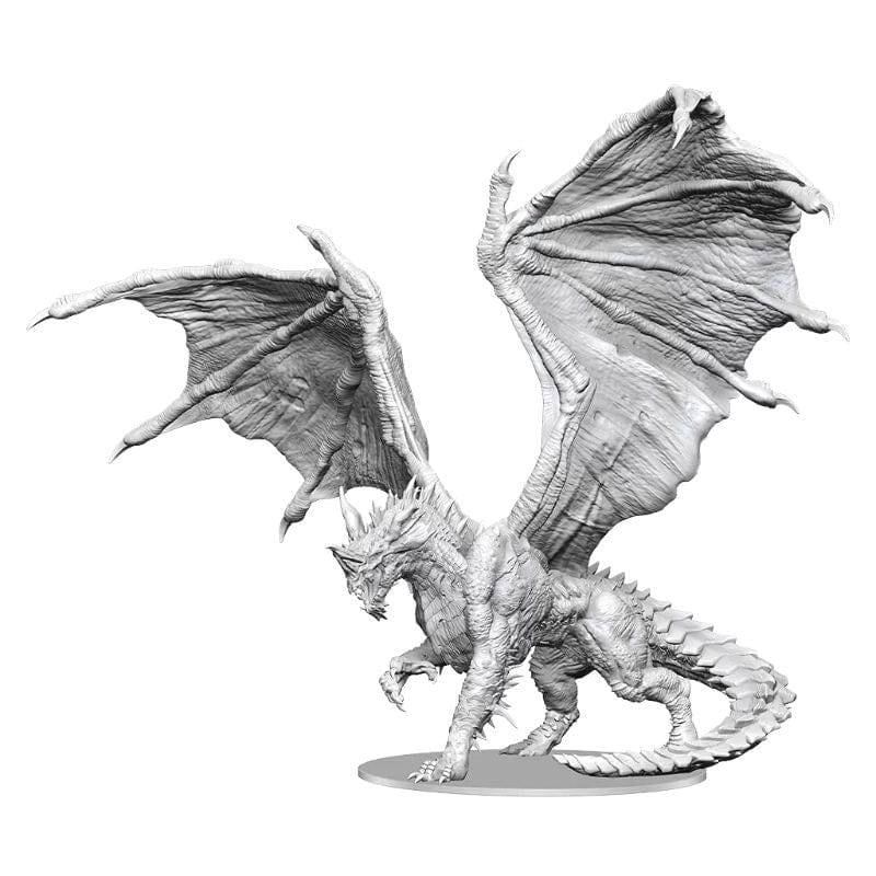 WizKids Miniatures Wizkids Unpainted Miniatures - Nolzur's - Adult Blue Dragon (August 2023 release)