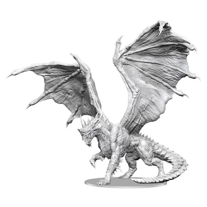 Wizkids Unpainted Miniatures - Nolzur's - Adult Blue Dragon