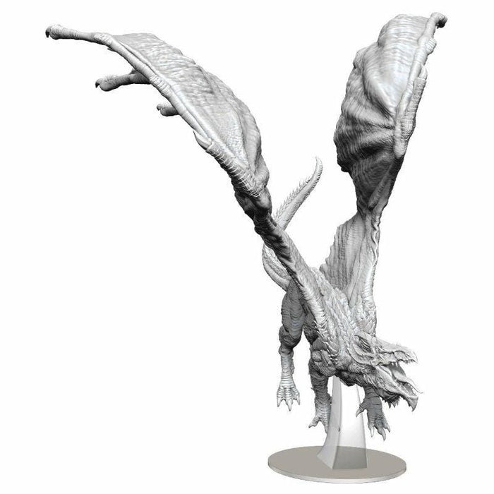 Wizkids Unpainted Miniatures -  Nolzur’s - Adult White Dragon