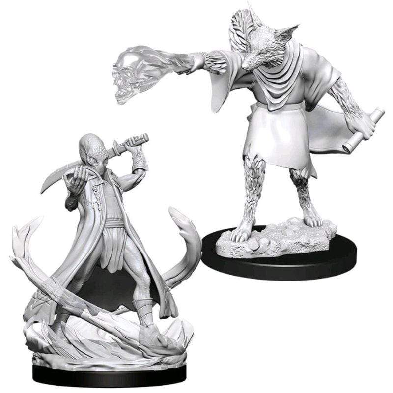 WizKids Miniatures Wizkids Unpainted Miniatures - Nolzur's - Arcanaloth and Ultroloth