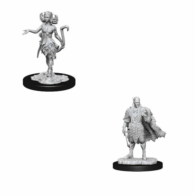 WizKids Miniatures Wizkids Unpainted Miniatures -Â Nolzurâs - Autumn Eladrin and Summer Eladrin