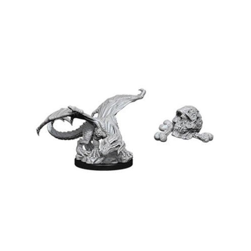Wizkids Miniatures Wizkids Unpainted Miniatures - Nolzur's - Black Dragon Wyrmling