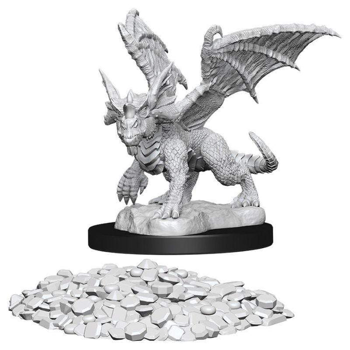 Wizkids Unpainted Miniatures - Nolzur's - Blue Dragon Wyrmling