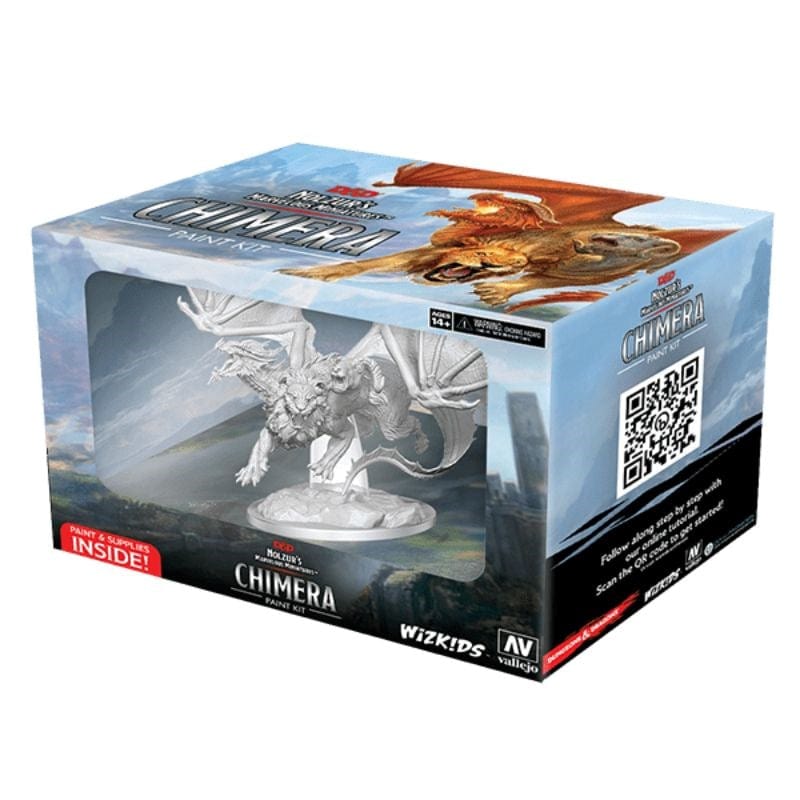 WizKids Miniatures Wizkids Unpainted Miniatures - Nolzur's - Chimera Paint Night Kit