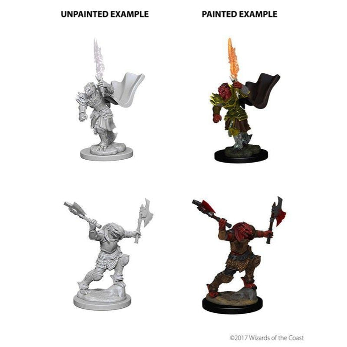 Wizkids Unpainted Miniatures - Nolzur's - Dragonborn Female Fighter