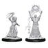 WizKids Miniatures Wizkids Unpainted Miniatures - Nolzur's - Drow Mage & Drow Priestess