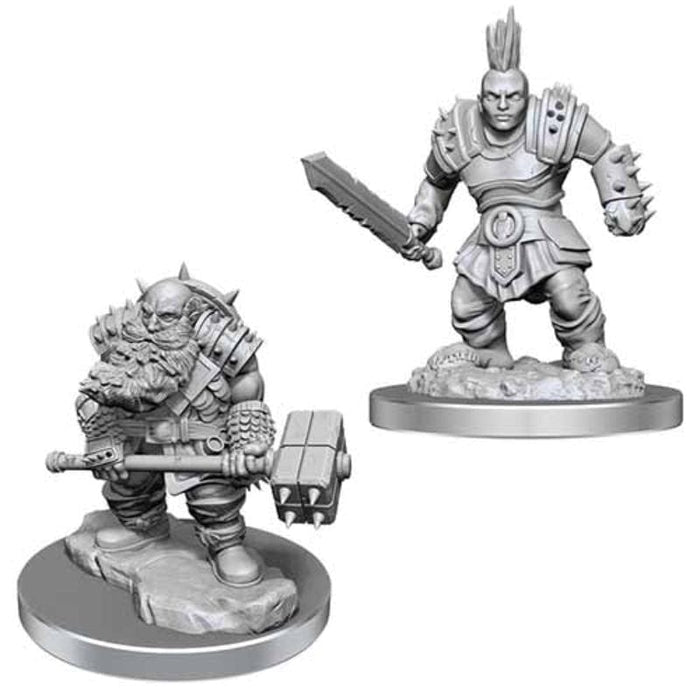 Wizkids Unpainted Miniatures - Nolzur's - Duergar Fighters