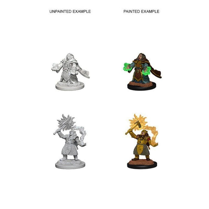 Wizkids Unpainted Miniatures - Nolzur's - Dwarf Female Cleric