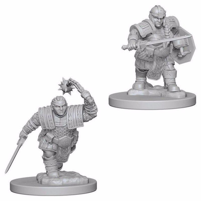 Wizkids Unpainted Miniatures - Nolzur's - Dwarf Female Fighter