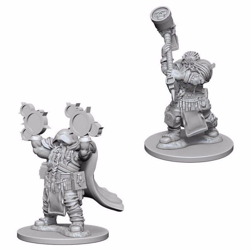 WizKids Miniatures Wizkids Unpainted Miniatures - Nolzur's - Dwarf Male Cleric