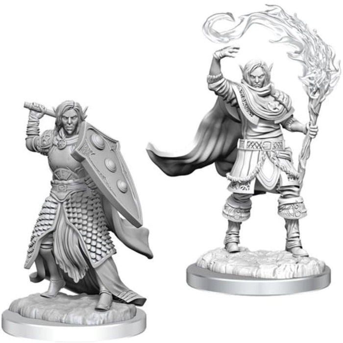 Wizkids Unpainted Miniatures - Nolzur's - Elf Cleric Male